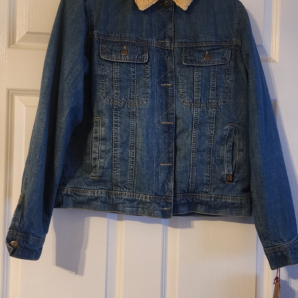 STS Ranchwear Blue Jean Jacket with Sherpa Lining
